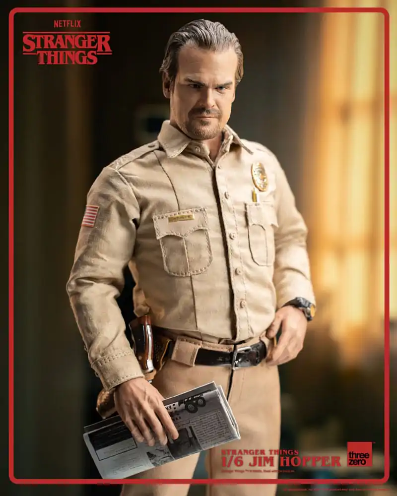 Stranger Things Actionfigur 1/6 Jim Hopper (Season 1) 32 cm Produktfoto