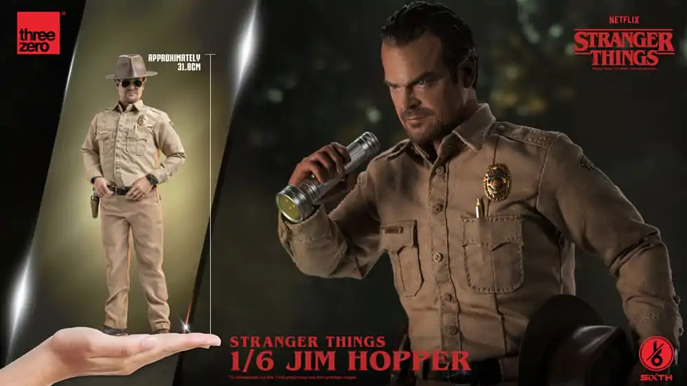 Stranger Things Actionfigur 1/6 Jim Hopper (Season 1) 32 cm Produktfoto