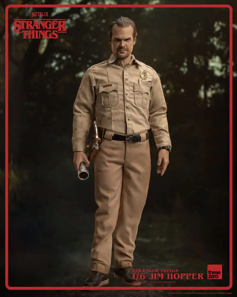 Stranger Things Actionfigur 1/6 Jim Hopper (Season 1) 32 cm Produktfoto