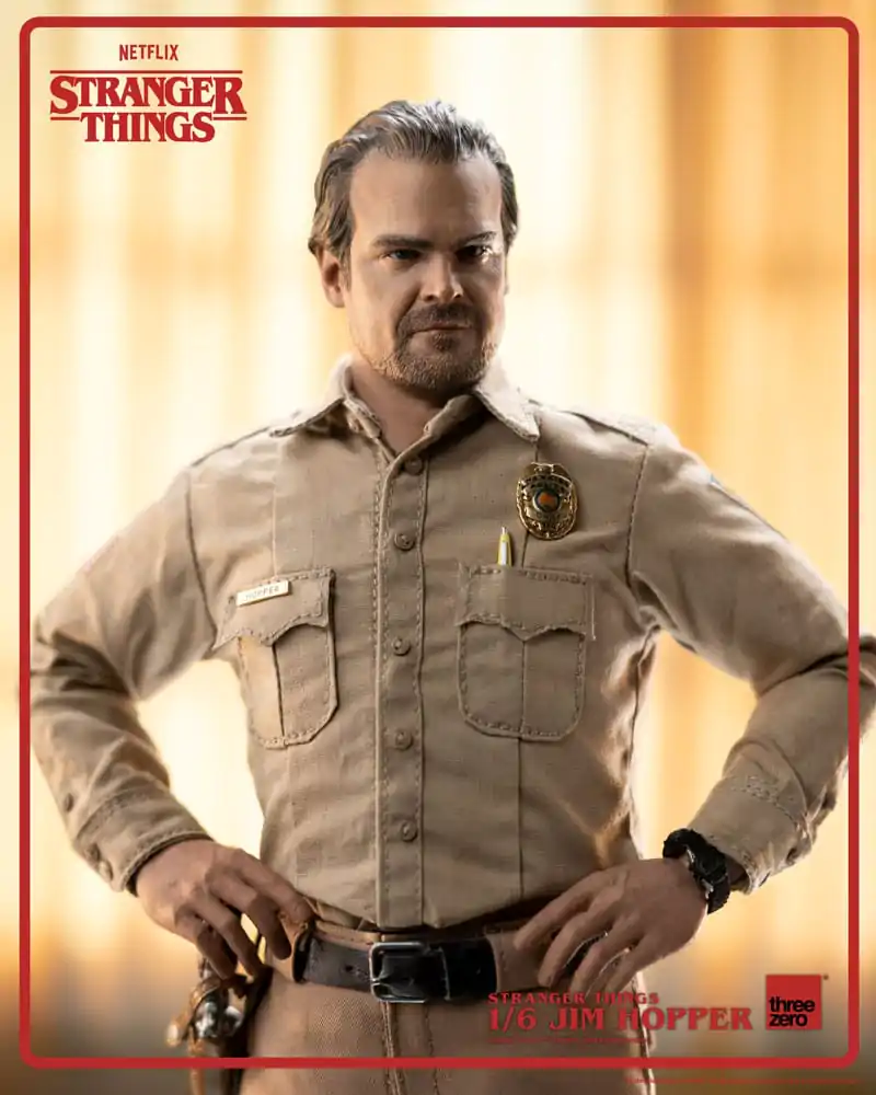 Stranger Things Actionfigur 1/6 Jim Hopper (Season 1) 32 cm Produktfoto
