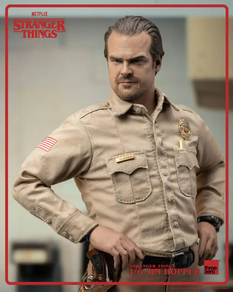 Stranger Things Actionfigur 1/6 Jim Hopper (Season 1) 32 cm Produktfoto