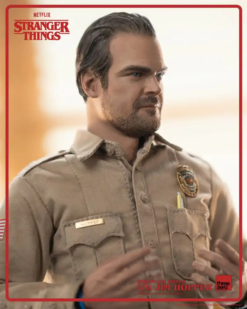 Stranger Things Actionfigur 1/6 Jim Hopper (Season 1) 32 cm Produktfoto