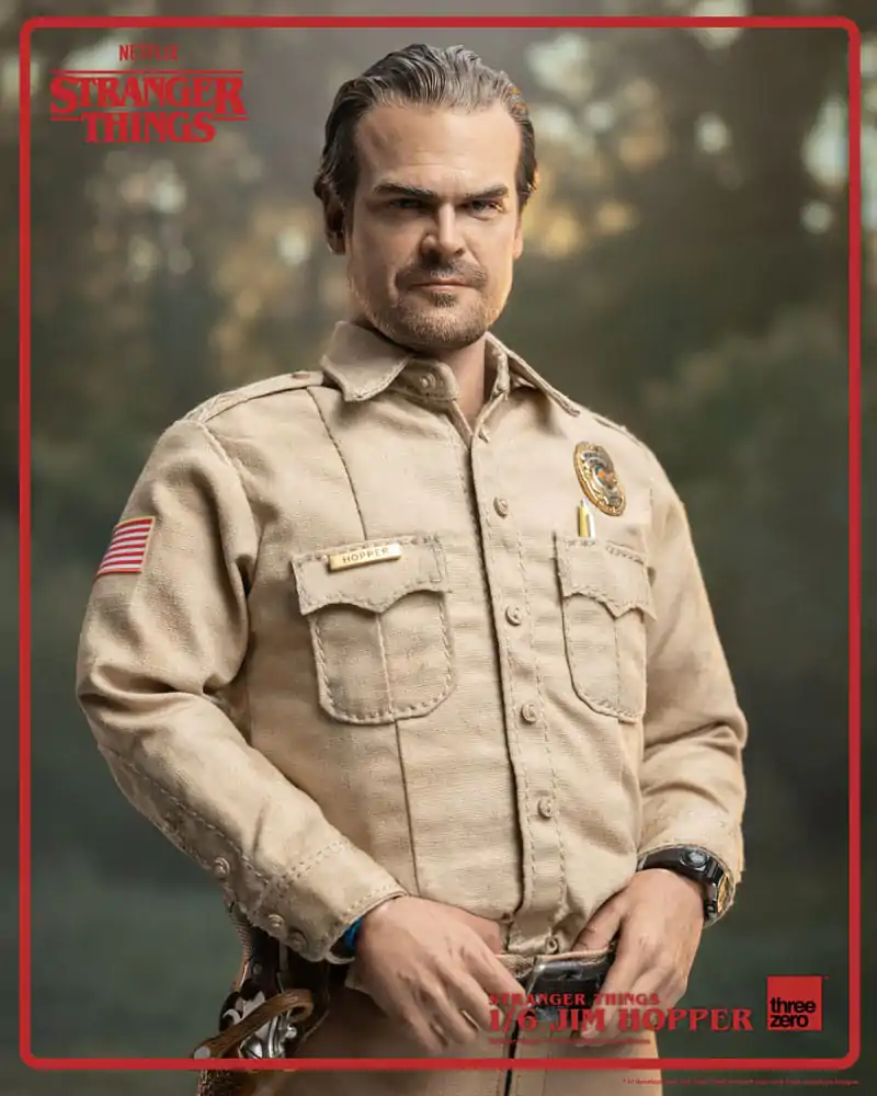 Stranger Things Actionfigur 1/6 Jim Hopper (Season 1) 32 cm Produktfoto