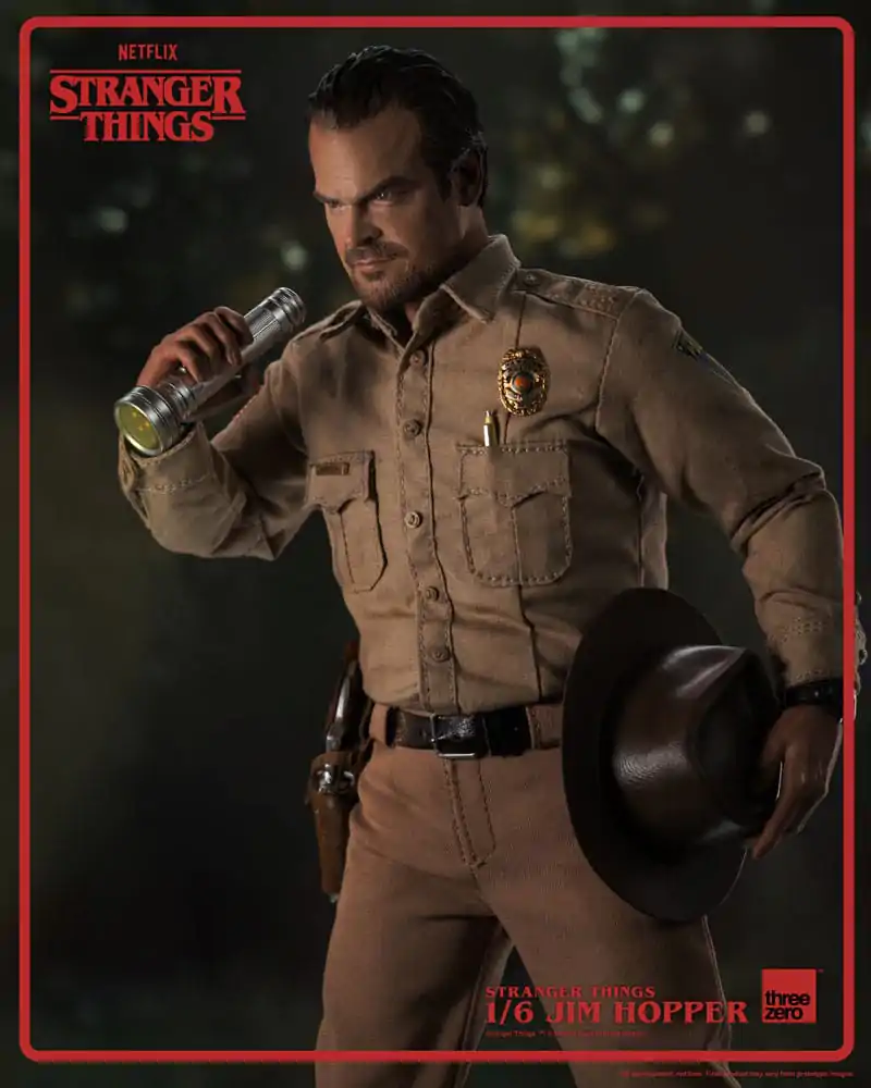Stranger Things Actionfigur 1/6 Jim Hopper (Season 1) 32 cm Produktfoto
