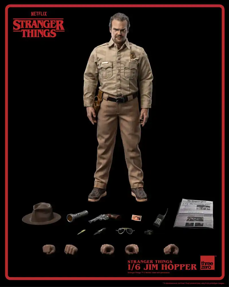 Stranger Things Actionfigur 1/6 Jim Hopper (Season 1) 32 cm Produktfoto