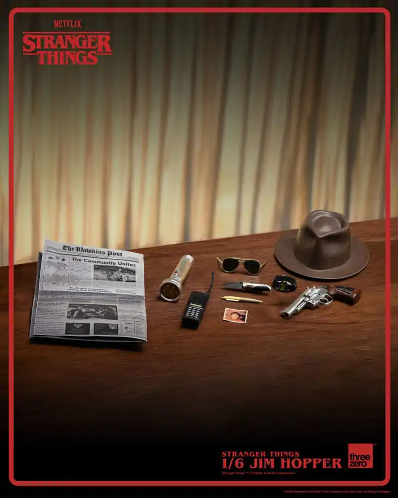 Stranger Things Actionfigur 1/6 Jim Hopper (Season 1) 32 cm Produktfoto