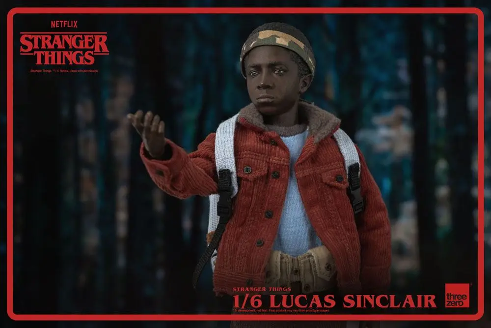 Stranger Things Actionfigur 1/6 Lucas Sinclair 23 cm termékfotó