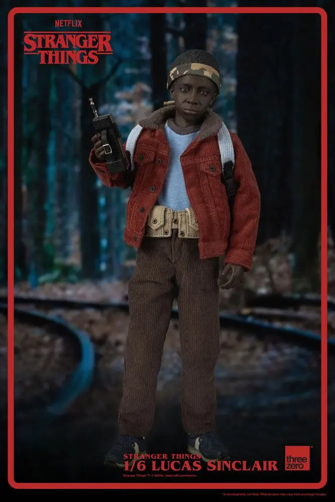 Stranger Things Actionfigur 1/6 Lucas Sinclair 23 cm termékfotó