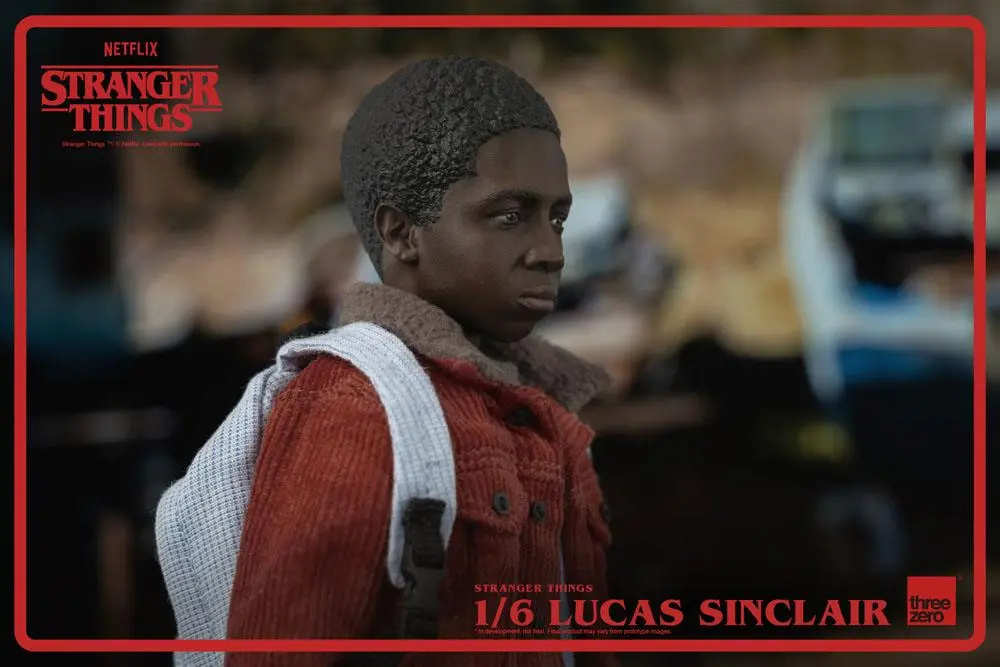 Stranger Things Actionfigur 1/6 Lucas Sinclair 23 cm termékfotó