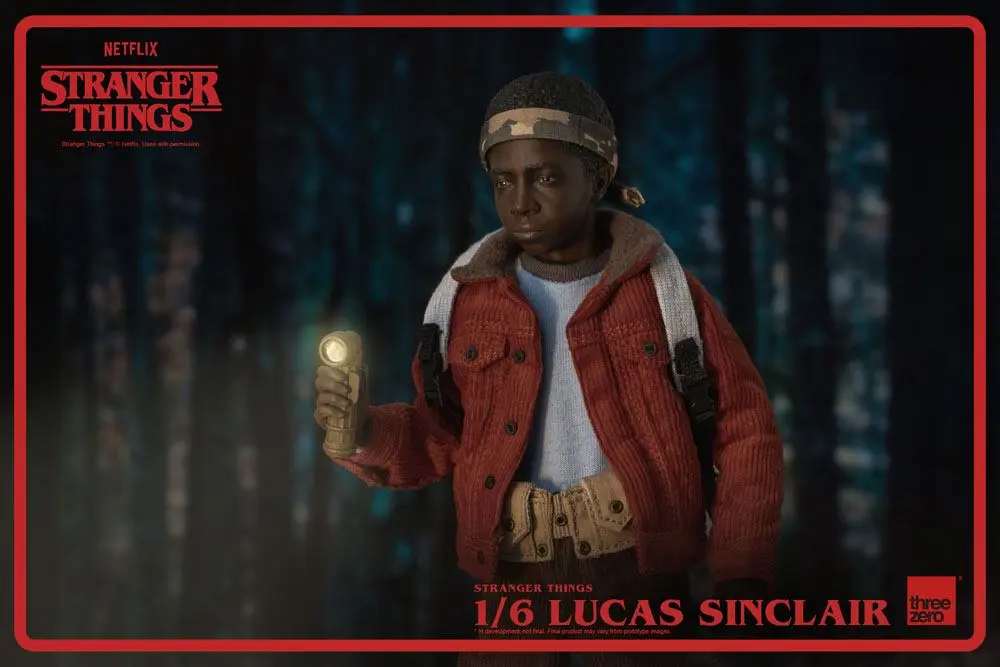 Stranger Things Actionfigur 1/6 Lucas Sinclair 23 cm termékfotó