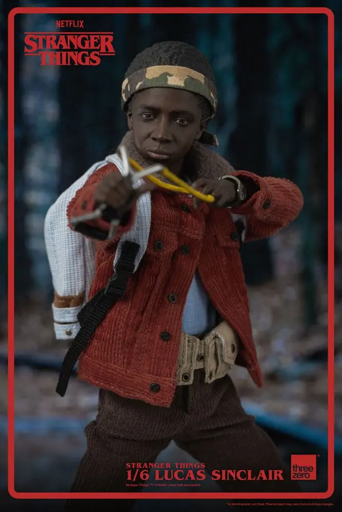 Stranger Things Actionfigur 1/6 Lucas Sinclair 23 cm termékfotó