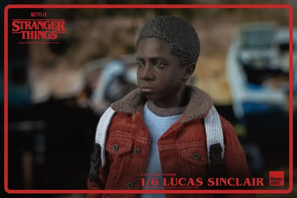 Stranger Things Actionfigur 1/6 Lucas Sinclair 23 cm termékfotó