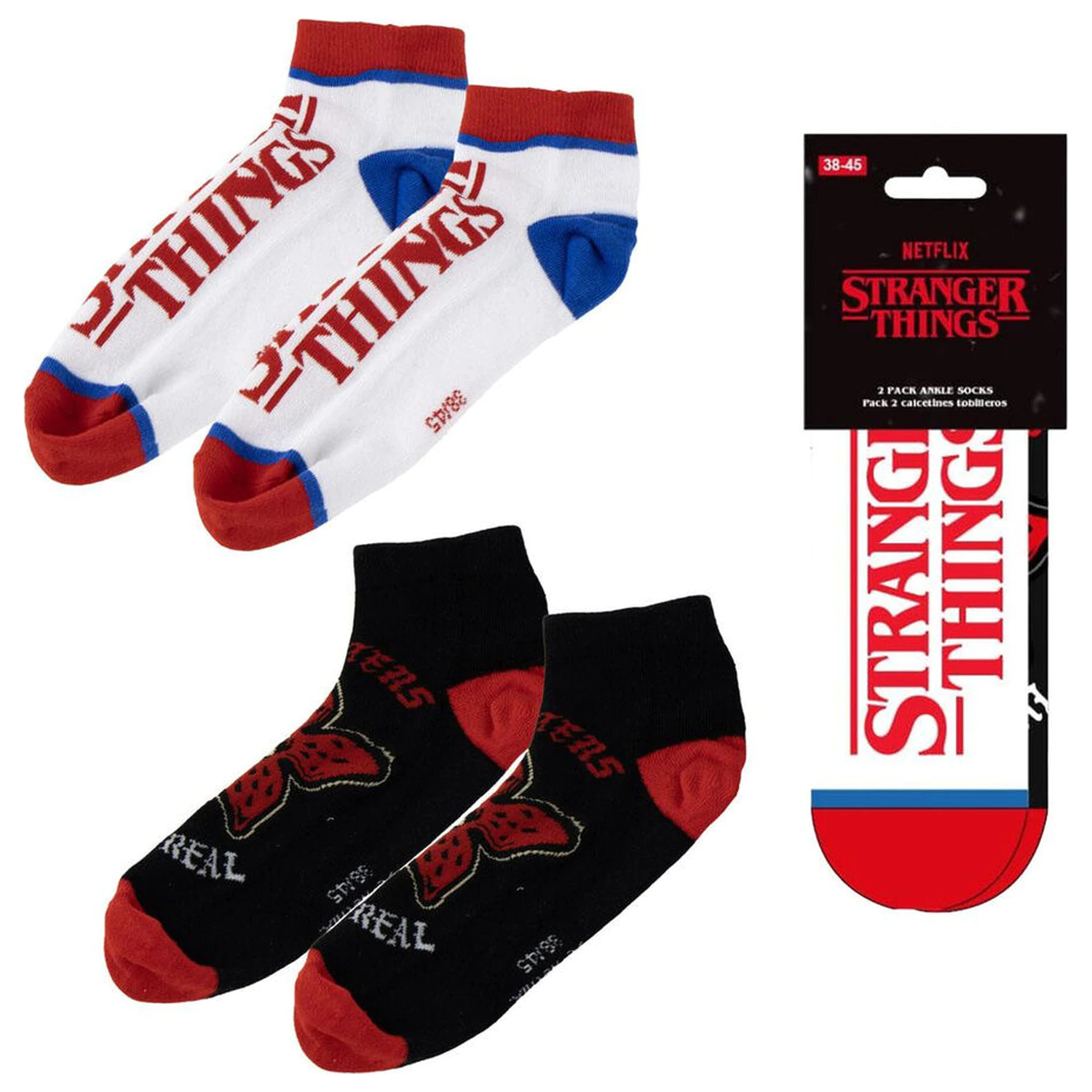 Stranger Things Erwachsenen-Pack 2 Socken Produktfoto