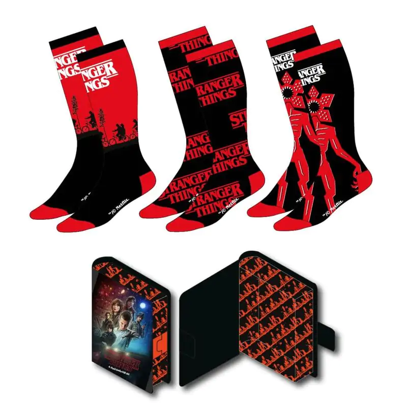 Stranger Things 3er-Pack Socken für Erwachsene termékfotó