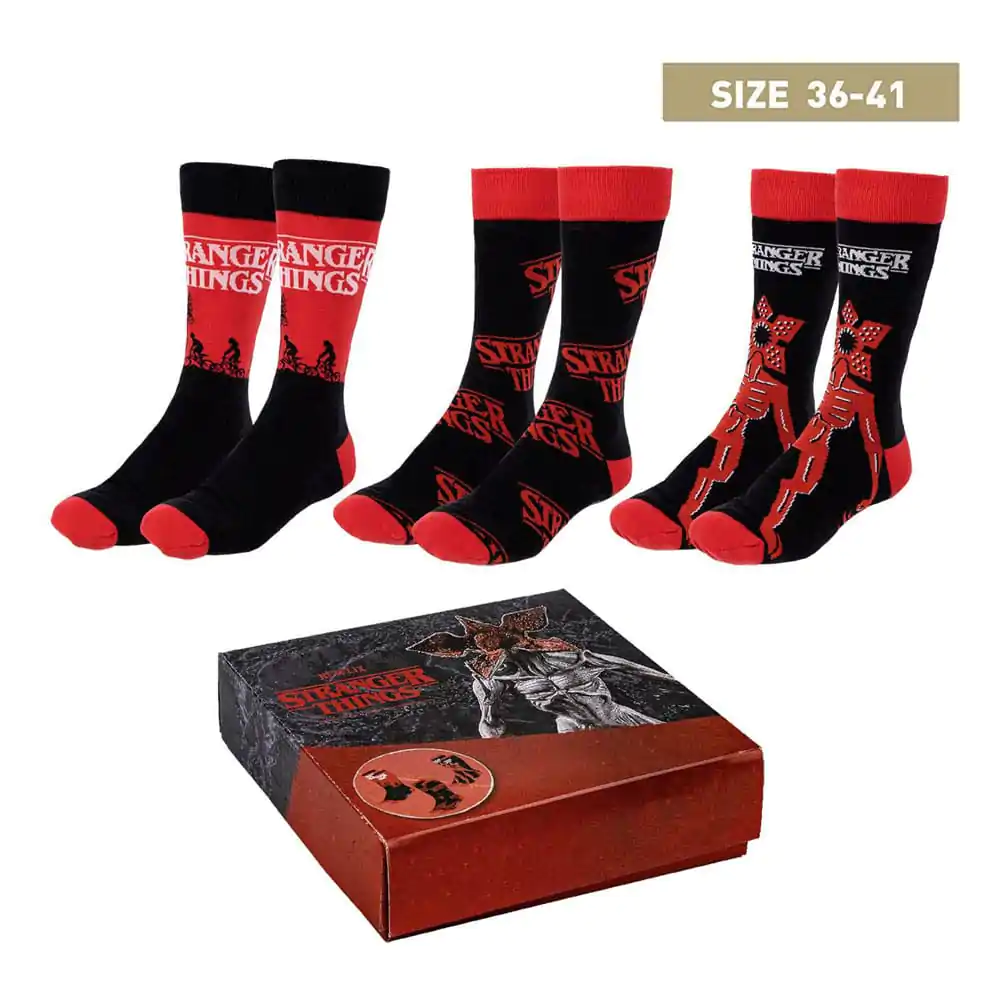 Stranger Things Socken 3er-Pack 35-41 termékfotó