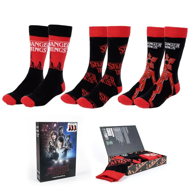 Stranger Things Socken 3er-Pack 38-45 termékfotó