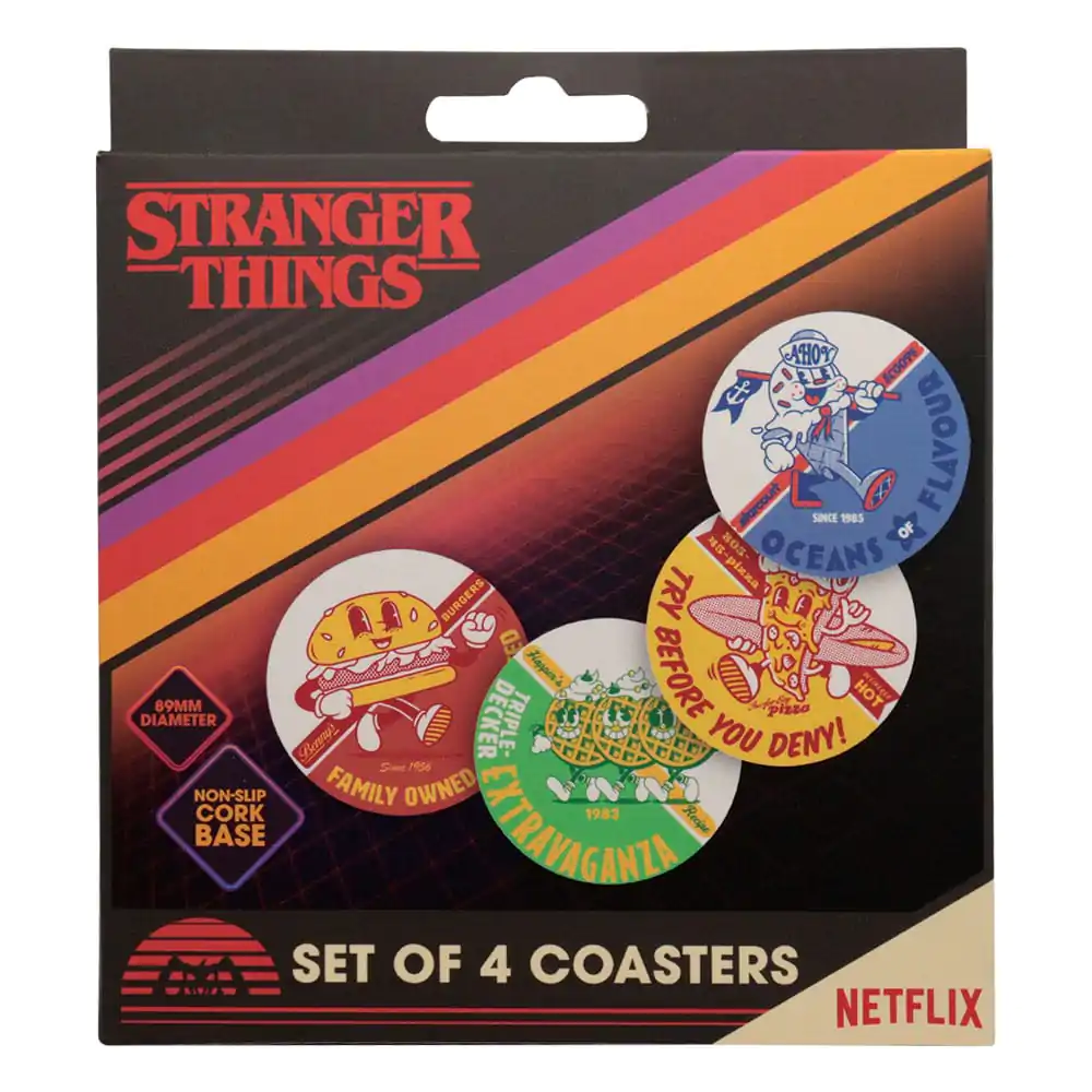 Stranger Things Untersetzer 4er-Pack termékfotó