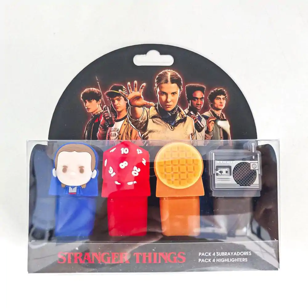 Stranger Things Packung mit 4 Textmarkern Produktfoto