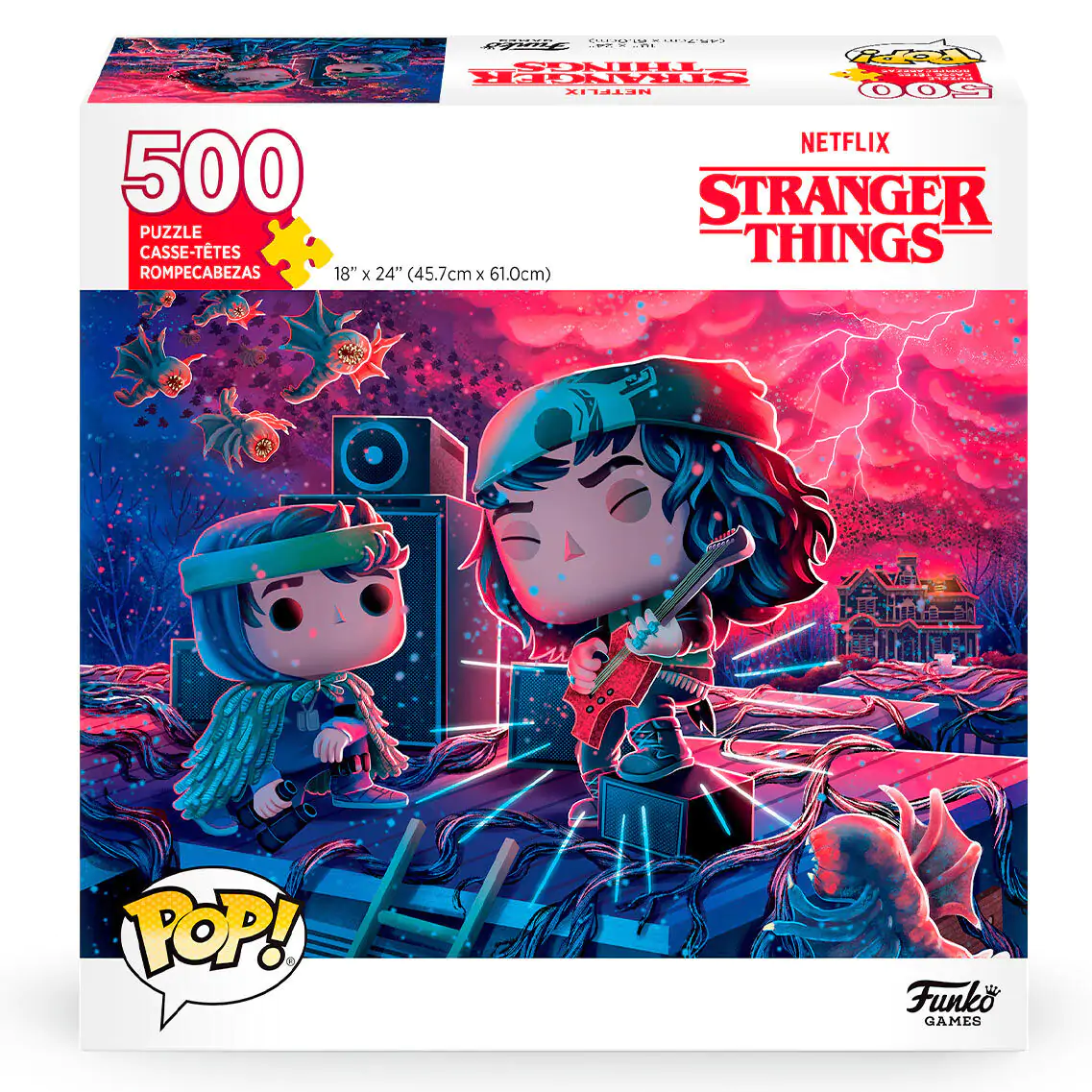 Stranger Things 4 Eddie Guitar puzzle 50St Produktfoto