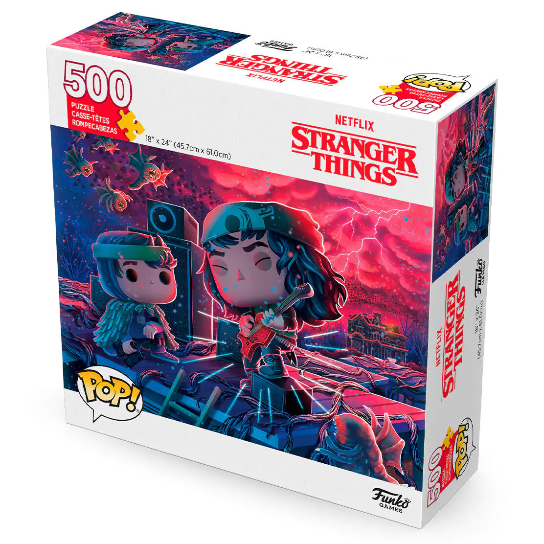 Stranger Things 4 Eddie Guitar puzzle 50St Produktfoto