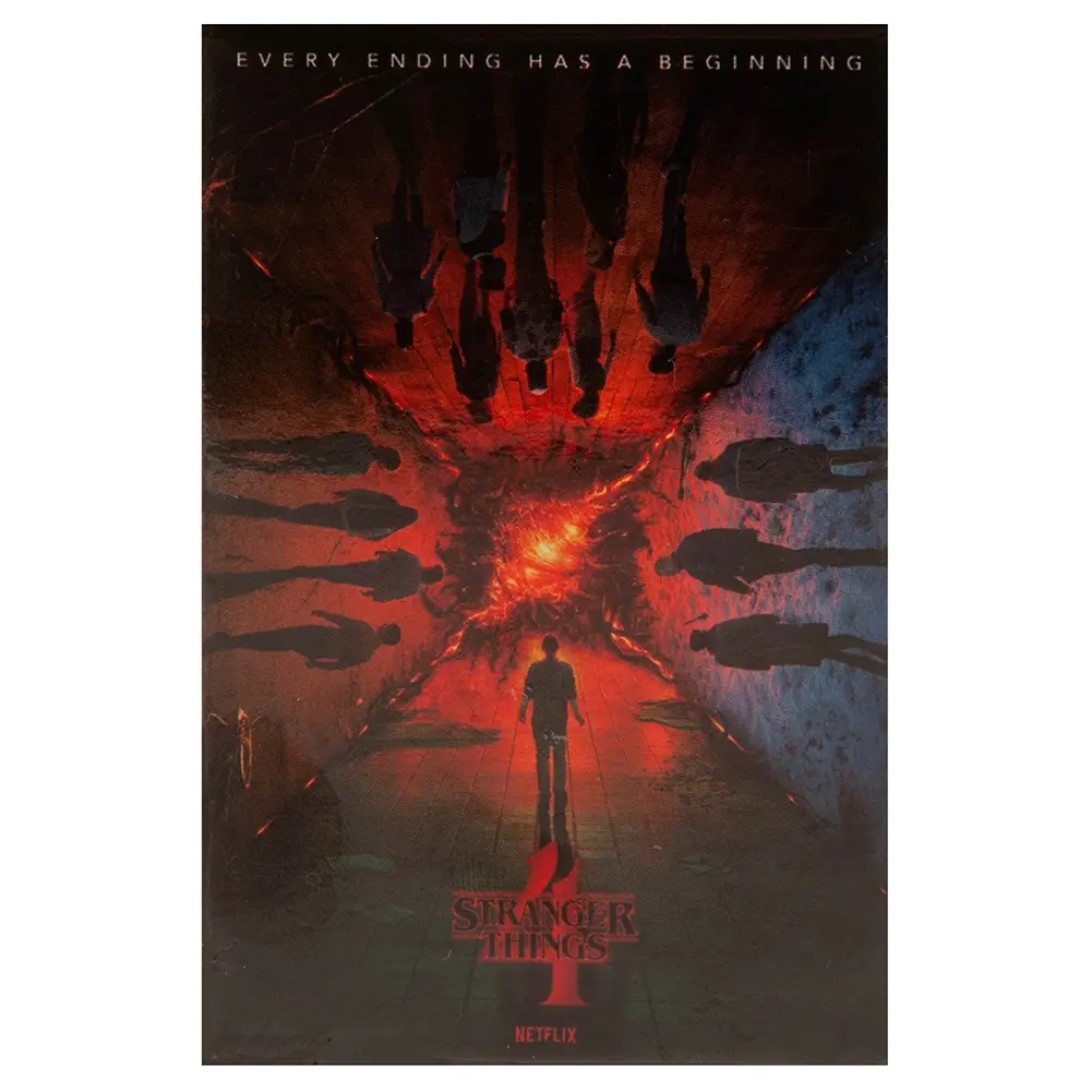 Stranger Things 4 Magnet Every Ending Has A Beginning Produktfoto