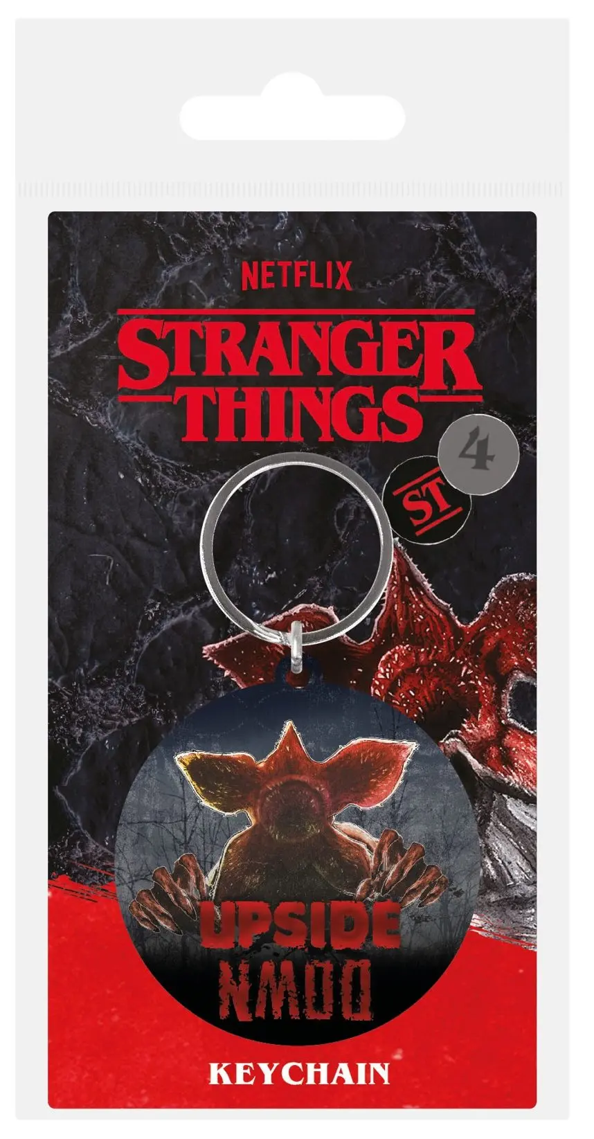 Stranger Things 4 Gummi-Schlüsselanhänger Demogorgon 6 cm termékfotó