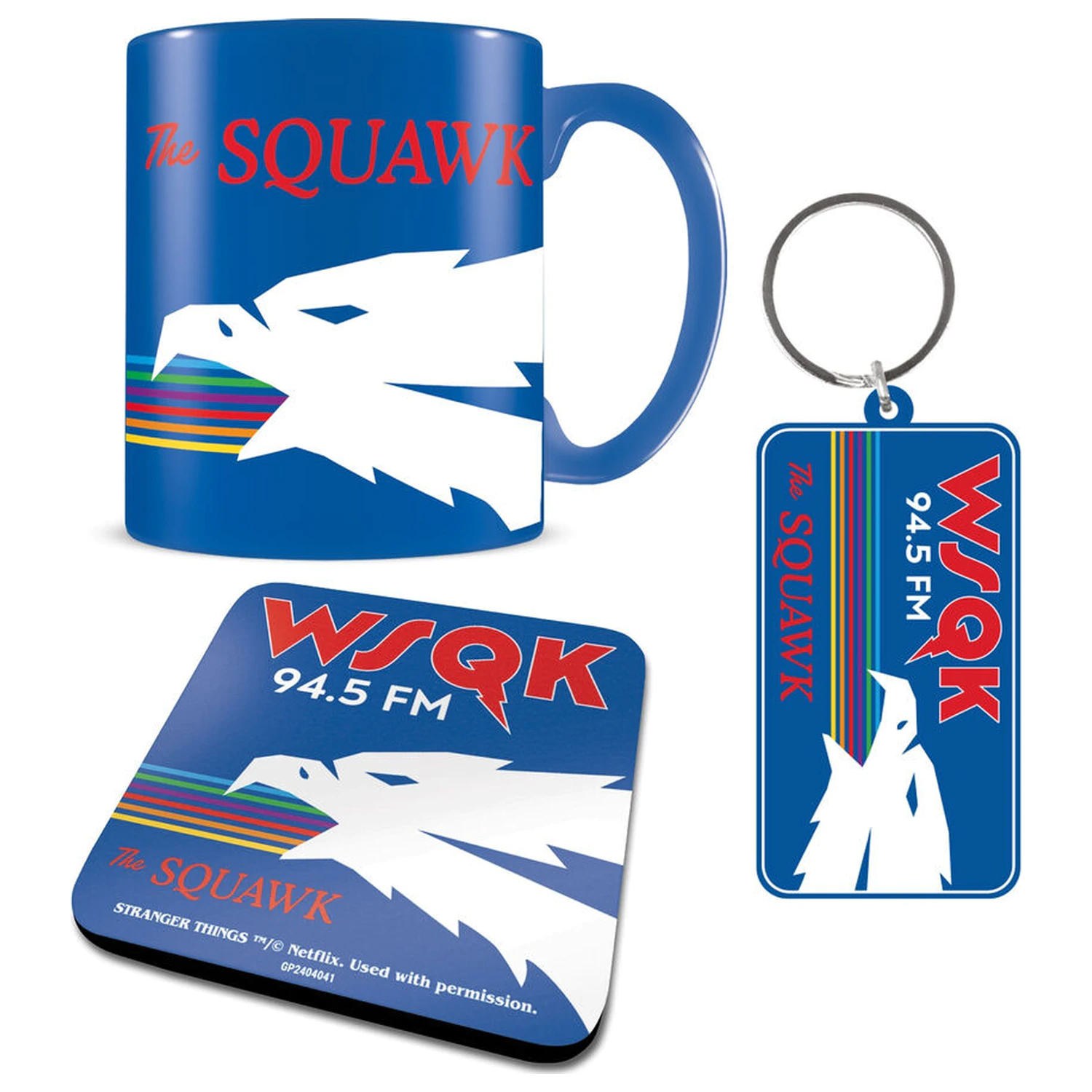 Stranger Things 5 Set Tasse + Untersetzer + Schlüsselanhänger Produktfoto