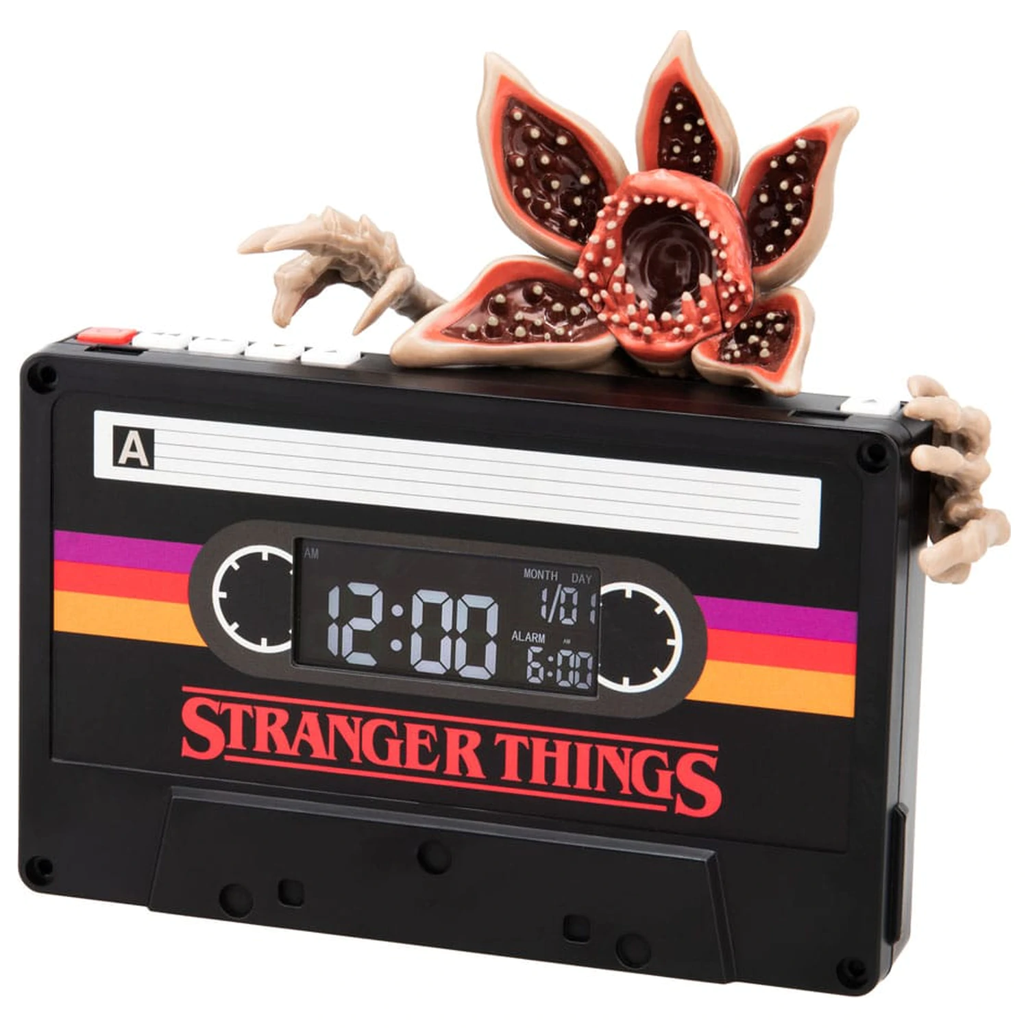 Stranger Things 5 Wecker Demogorgon Cassette 15 cm Produktfoto