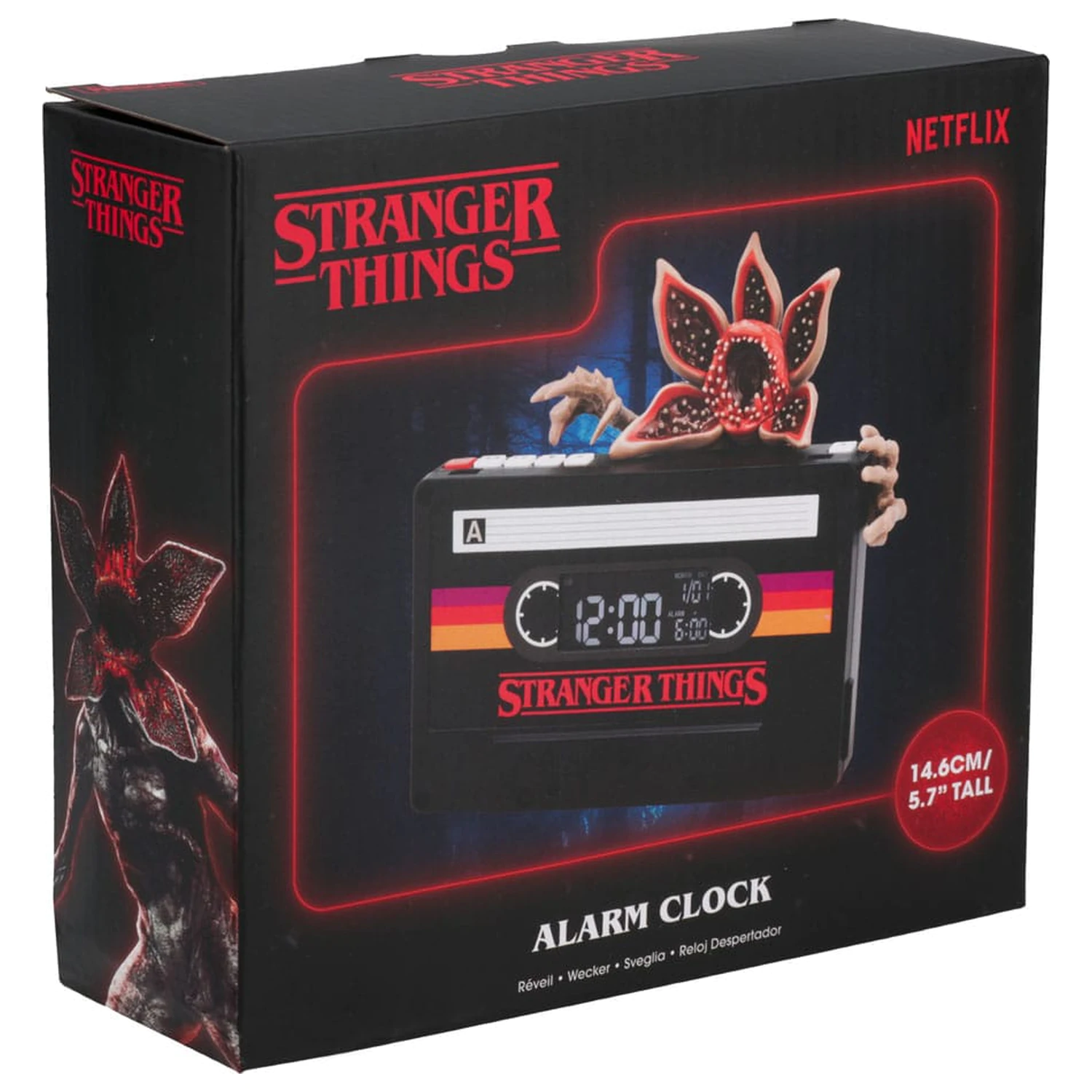 Stranger Things 5 Wecker Demogorgon Cassette 15 cm Produktfoto
