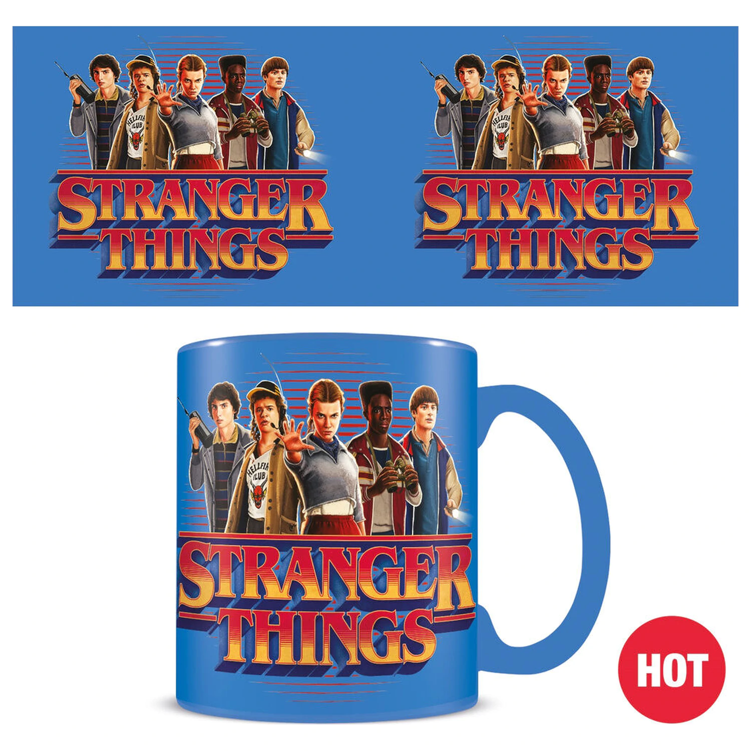 Stranger Things 5 thermofarbene Tasse Produktfoto