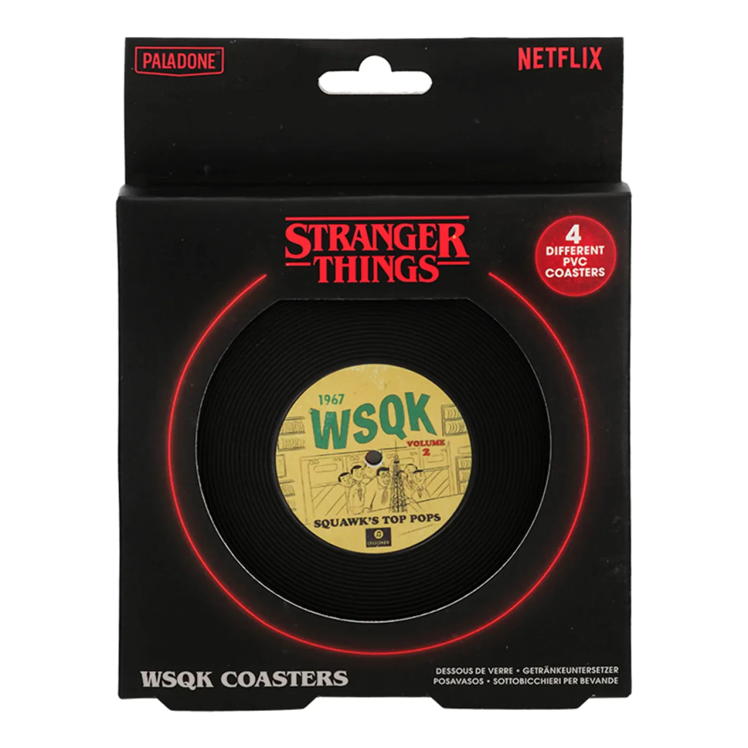 Stranger Things 5 Untersetzer WSQK 4er-Pack Produktfoto