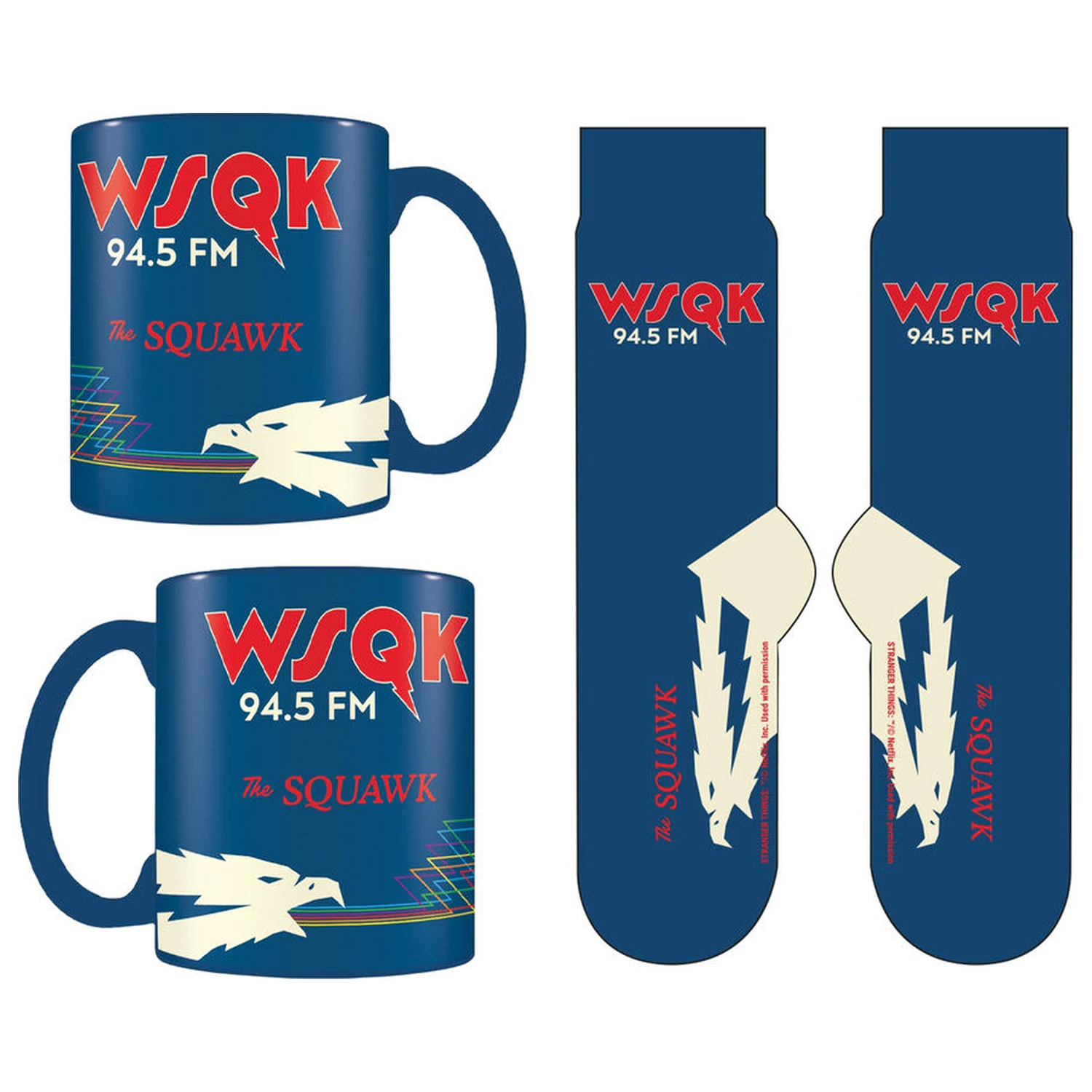 Stranger Things 5 WSQK Tasse und Socken Set Produktfoto
