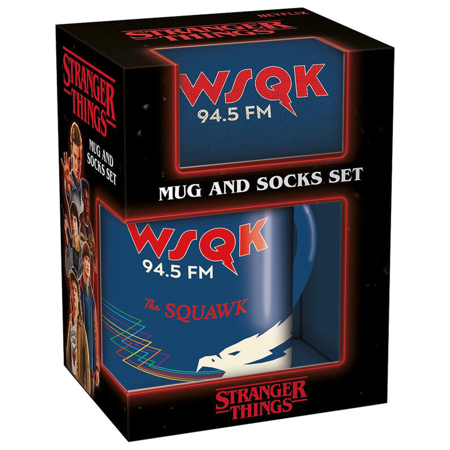 Stranger Things 5 WSQK Tasse und Socken Set Produktfoto