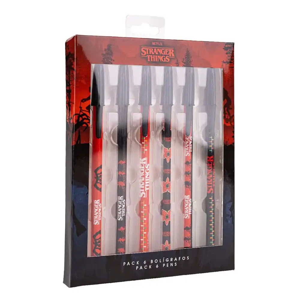Stranger Things Kugelschreiber 6er-Pack Produktfoto