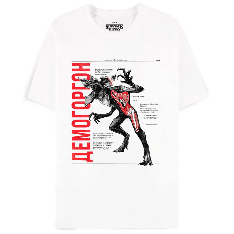 Stranger Things Anatomy of a Demogorgon T-shirt Produktfoto