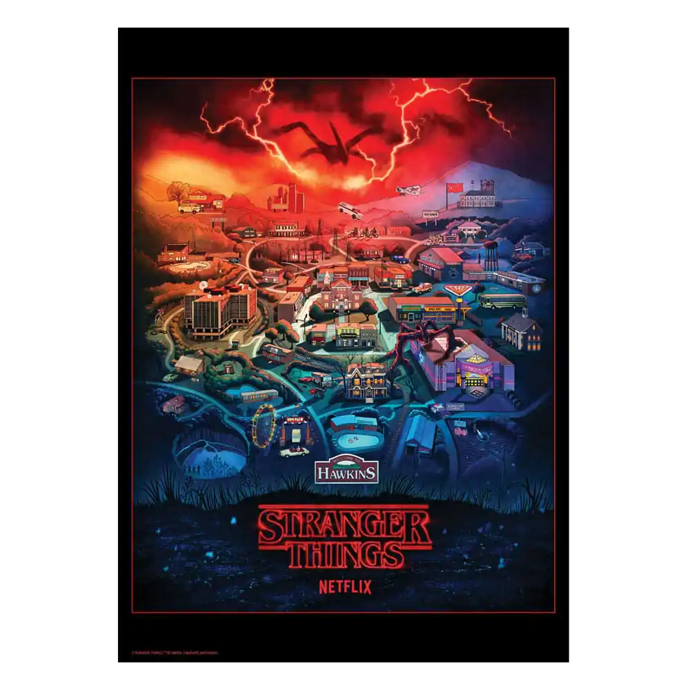 Stranger Things Kunstdruck Limited Edition 42 x 30 cm termékfotó