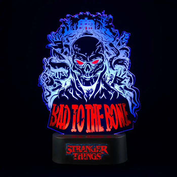 Stranger Things Bad To the Bone LED-Lampe Produktfoto