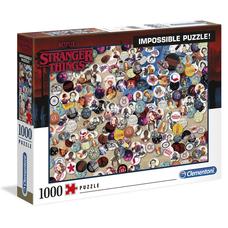 Stranger Things Impossible Puzzle Buttons Produktfoto