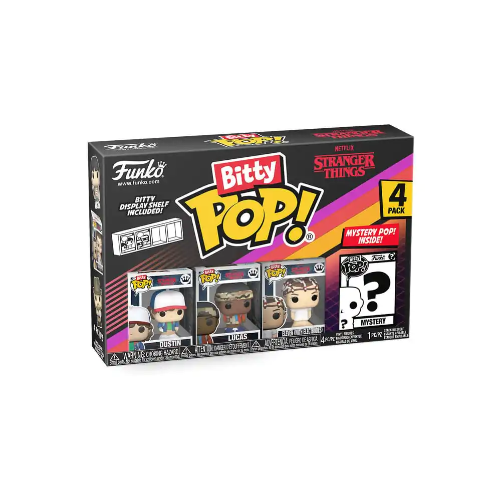 Stranger Things Bitty Funko POP! Vinyl Figuren 4er-Pack Dustin 2,5 cm termékfotó