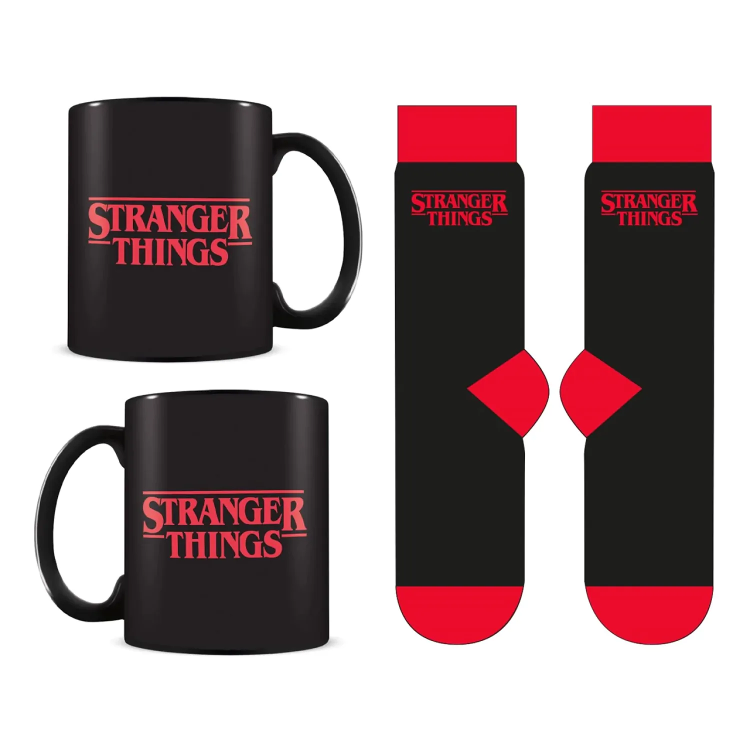 Stranger Things Tasse und Socken Set Produktfoto