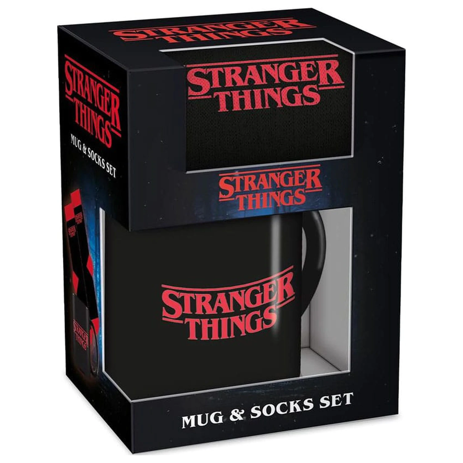 Stranger Things Tasse und Socken Set Produktfoto