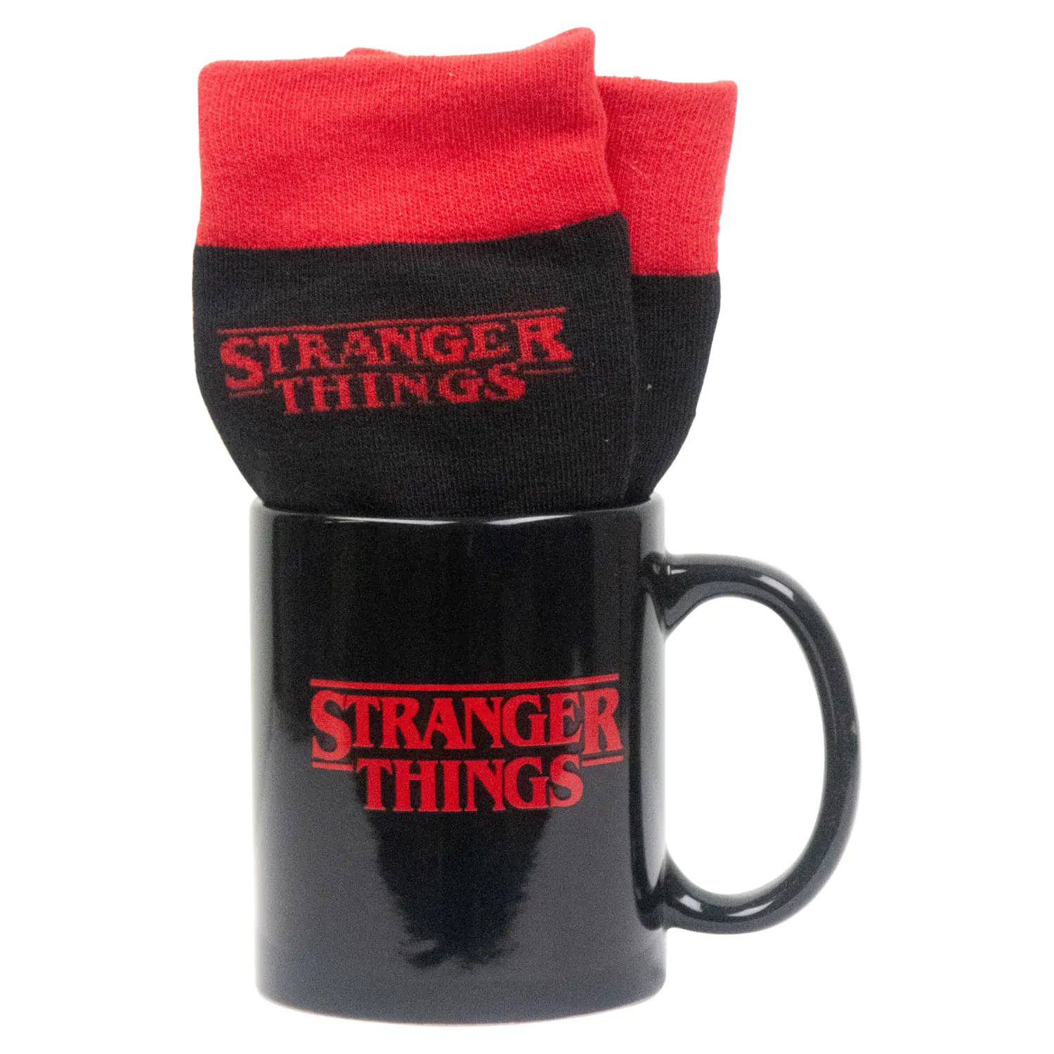 Stranger Things Tasse und Socken Set Produktfoto