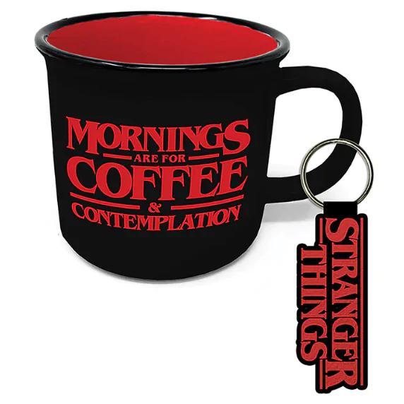 Stranger Things Tasse und Schlüsselanhänger Produktfoto