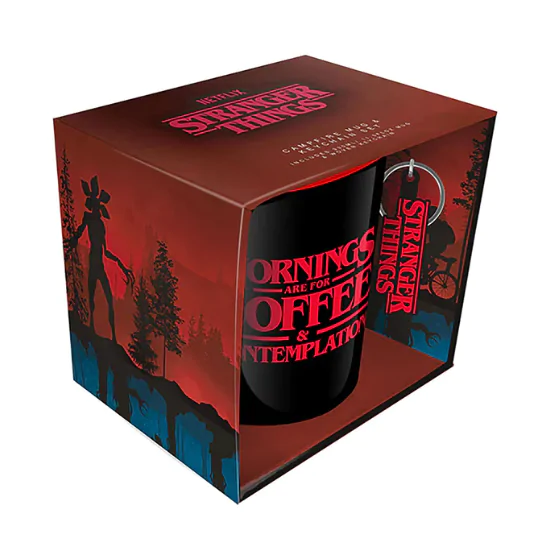 Stranger Things Tasse und Schlüsselanhänger Produktfoto