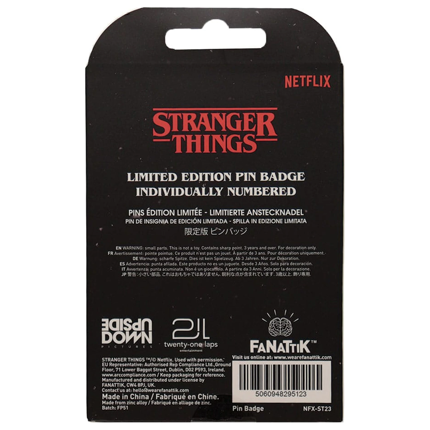 Stranger Things Pin Abzeichen Castle Byers Limited Edition Produktfoto