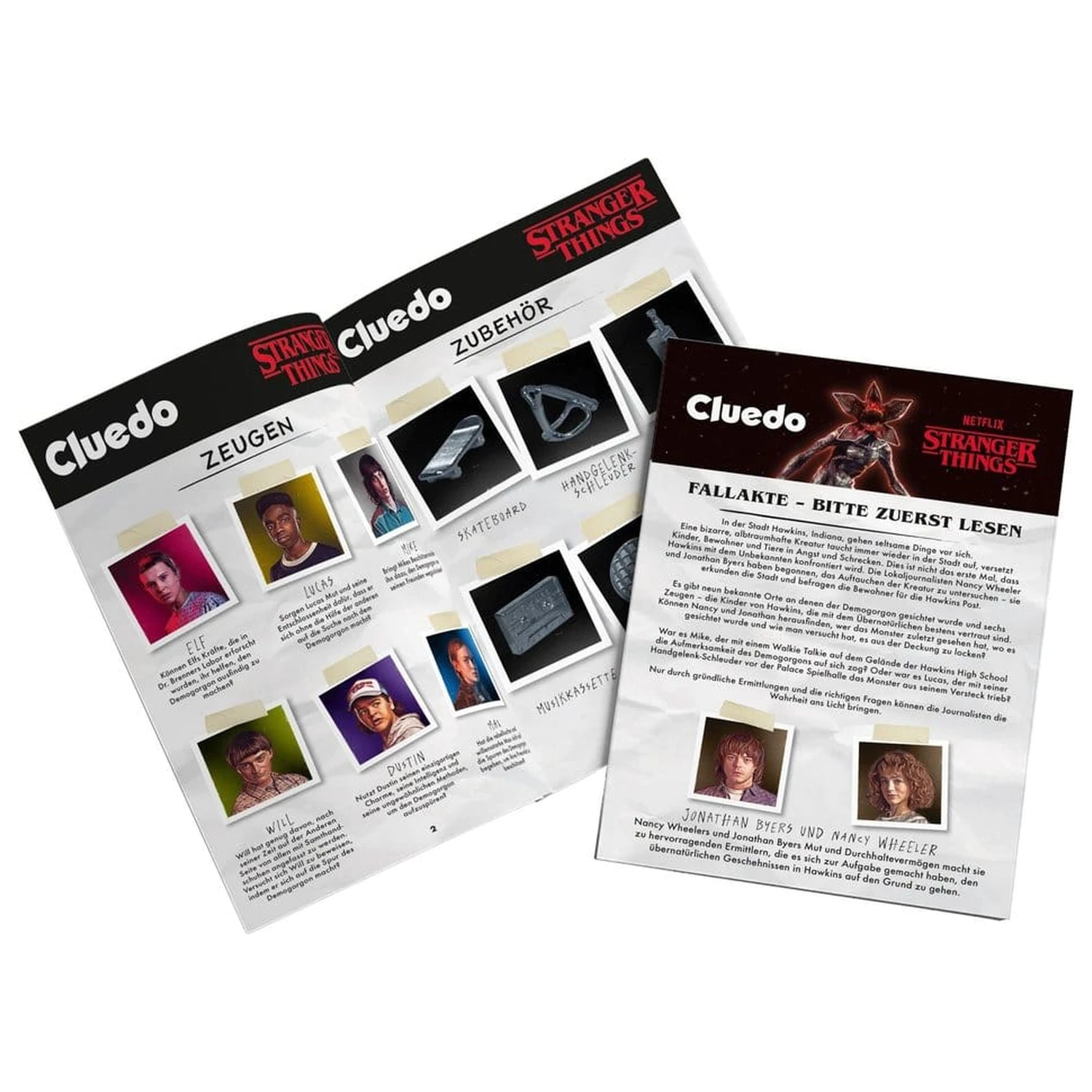 Stranger Things Brettspiel Clue German Version Produktfoto