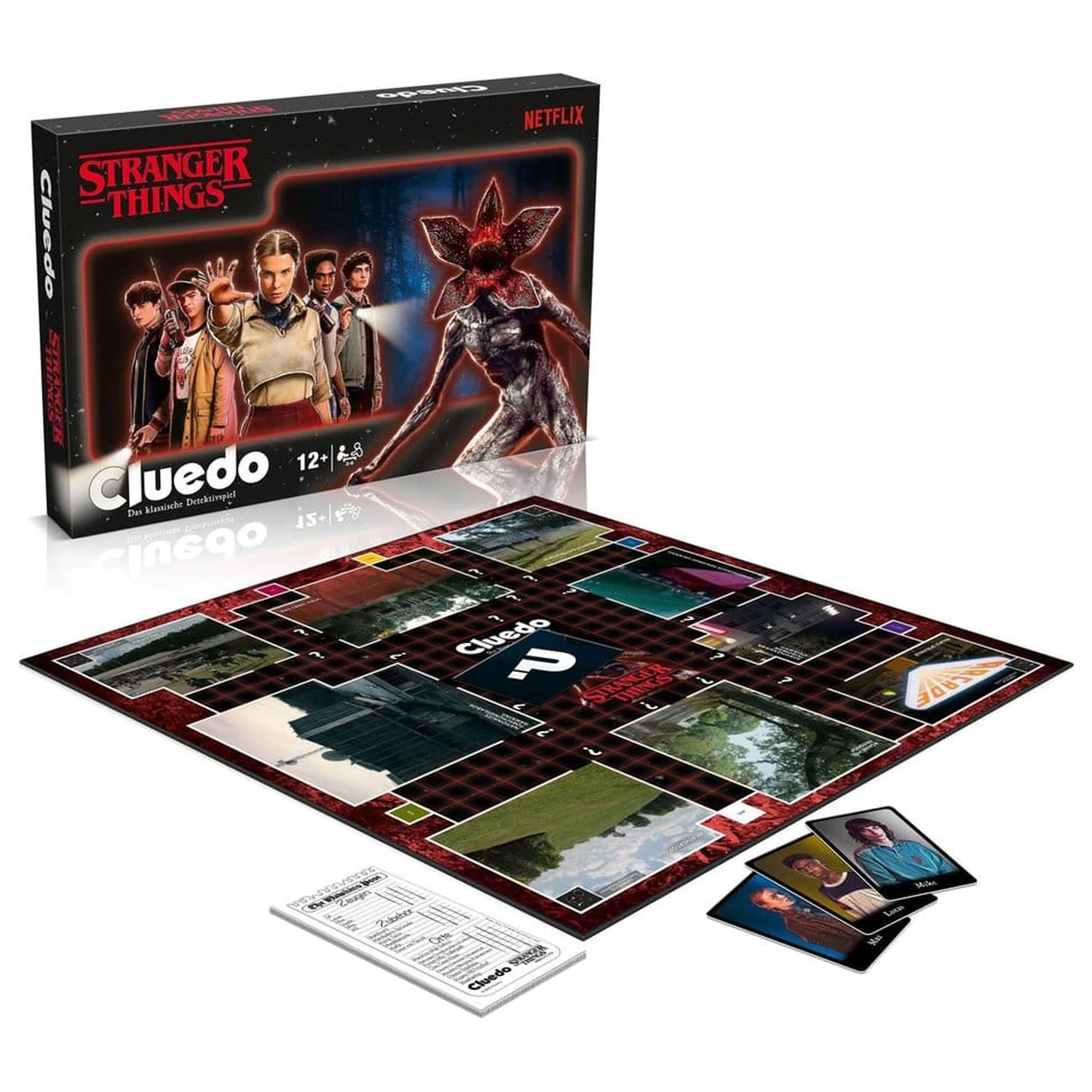 Stranger Things Brettspiel Clue German Version Produktfoto