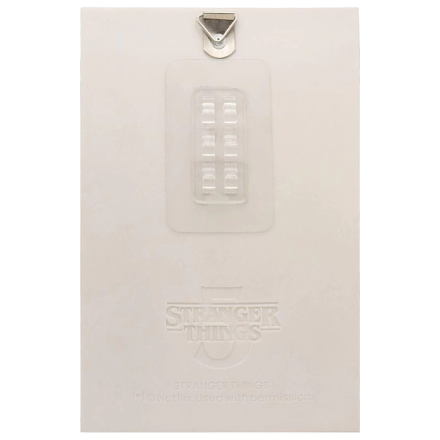 Stranger Things Harz Plakette Creel House Buntglasfenster Produktfoto