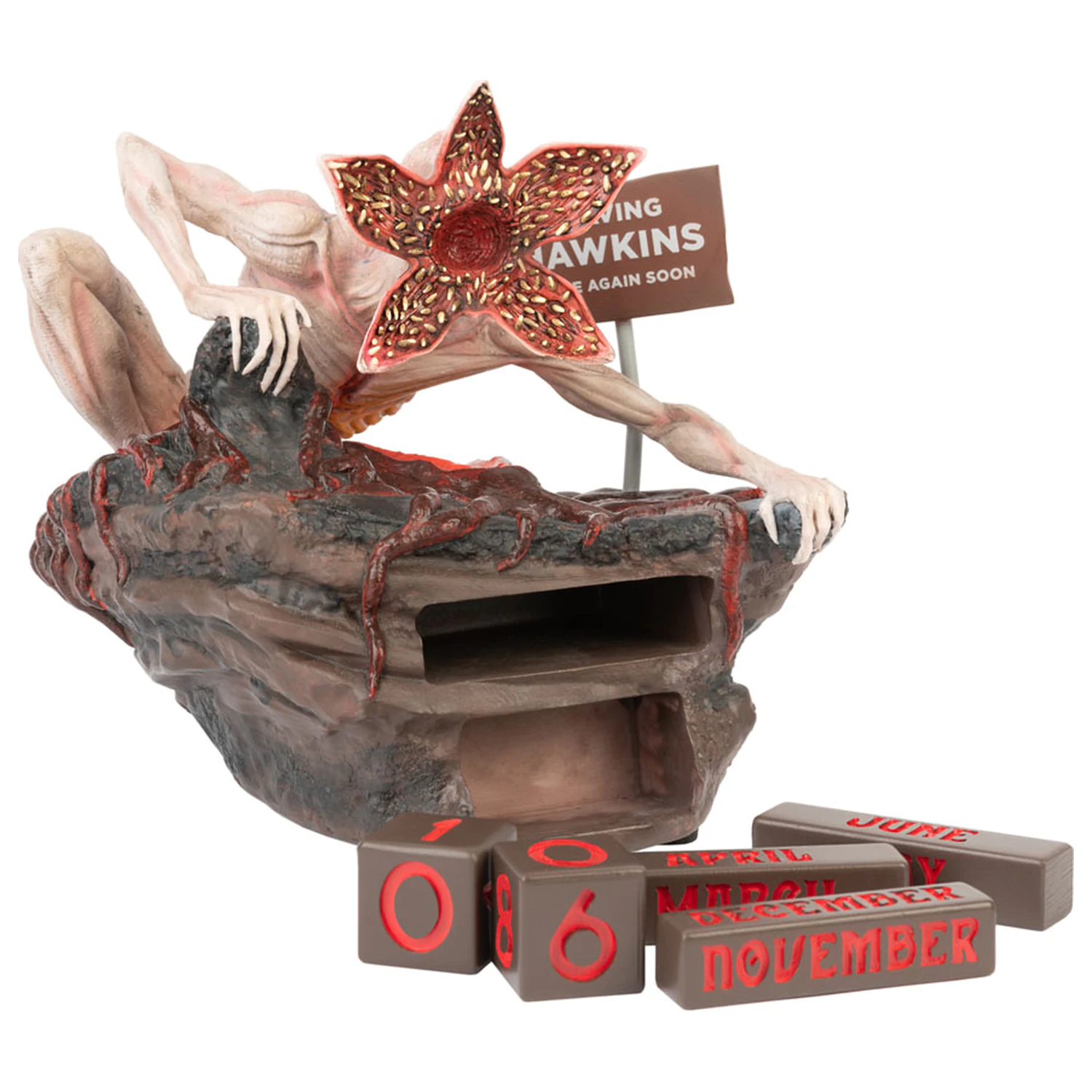 Stranger Things Demogorgon 3D ewiger Kalender Produktfoto