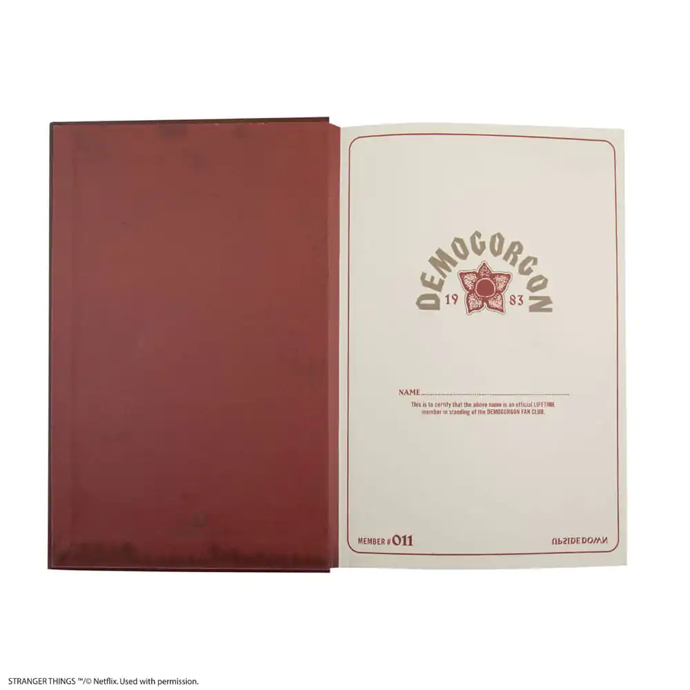 Stranger Things Notizbuch Demogorgon Produktfoto